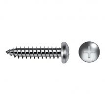 caja 500 unid. tornillo chapa alomada philips din/ref 7981 4,2x16mm zincado celo