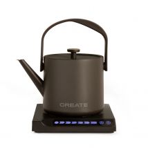 CREATE - Hervidor de agua, Tetera Eléctrica con Capacidad de  500 ml, Control de temperatura táctil