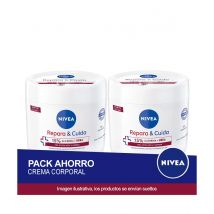 NIVEA Repara & Cuida Glicerina y UREA: Pack ahorro de 2 unidades de 400ml, total 800ml