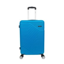 Maleta de Viaje barata mediana Benzi  BZ5747 Azul  de  64 x 40 x 25 cm. muy ligera 3,4 kg. 4 ruedas dobles giratorias 360º. Cerradura de combinación. Excelente relación calidad-precio. (Azul)