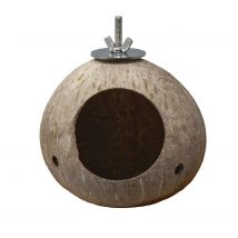Nido de coco para aves Jaulas- ICA  marrón Pájaros