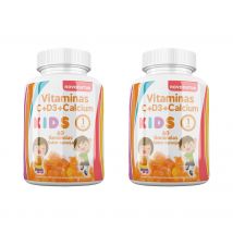 Novonatur Vitaminas Niños C+D+Calcio 2 Unidades - Refuerzo Inmunológico y Crecimiento Sano