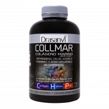 Drasanvi COLLMAR Comprimidos de 180 Unidades - Fórmula con Magnesio - Colágeno Marino Hidrolizado - ácido Hialurónico - Calcio - Vitamina C-Formación de Colágeno - Funcionamiento de Cartílagos -