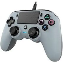 Nacon, PS4OFCPADGREY - Mando Compacto PS4, Color Gris
