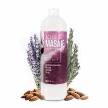Aceite de Almendras Dulces, Romero, Lavanda e Hinojo 1 Litro | Aceite para Masajes profesionales | Aceite corporal
