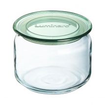Tarro de Vidrio Luminarc Pure Jar 0,5L - Resistente y Fácil de Limpiar