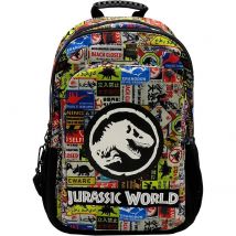 Mochila 2 Compartimentos Jurassic World Danger