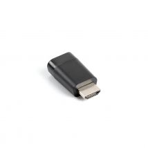 LANBERGAdaptador HDMI-A Macho A VGA Hembra AD-0016-BK,RESOLUCION hasta 1920X1080, Negro