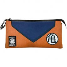 Dragon Ball (Bola de Dragón) Estuche-Todo Triple ECO, Naranja, 23 x 11 cm