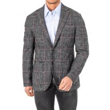 La Martina-Americana Hombre Slim Fit a Cuadros KMJA06