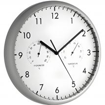 Reloj de Pared Electrónico Tfa-dostmann con Termómetro E Higrómetro de 265 Mm - Preciso y Fácil de Leer