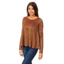 MET-Jersey de Manga Larga cuello redondo 10DML0483 para Mujer