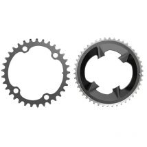 SRAM | Plato Rival BCD107 2x12v - Un espacio estrecho y consistente de 13 dientes entre los platos proporciona cambios precisos y confiables y es el núcleo de nuestro engranaje X-Range. Nuestros