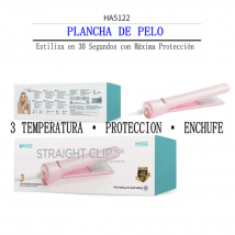 Plancha Mini Unico HA5122 : ¡Estiliza en 30 Segundos con Máxima Protección!