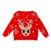 Jersey Navidad Unisex Hombre o Mujer Disfraz Jersey Suéter de Invierno de Reno para Navidad