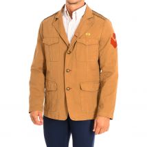 La Martina-Chaqueta de Hombre Corte Regular con Cuello con Solapa TMJE30-TW412