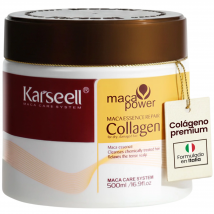KARSEELL Mascarilla Pelo Máscara Capilar Reparación Profunda Cabello Seco y Dañado Colágeno Aceite de Argán Antifrizz Acondicionador Esencia de Maca y Ácido Hialurónico Alisado Hidratación Intensa