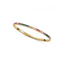 Pulsera VICEROY 1357P01012 Chic Dorado con circonitas de colores