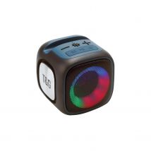 T&G Altavoz Bluetooth Inalámbrico Portátil con Luz LED RGB, Soporte TF, USB, AUX, Manos Libres, TWS, Batería Recargable - Modelo TG-359