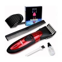 Cortadora de pelo profesional inalámbrica para hombres, recargable, lavable, totalmente impermeable,