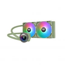 Thermaltake TH280 V2 ARGB Placa base Kit de refrigeración líquida Verde 1 pieza(s)