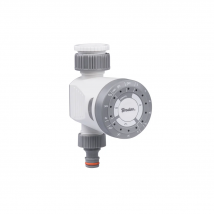 Preis-Zone 1526 - Reloj electrónico para el riego de superficies verdes, conexión al grifo con reducción de 3/4" y 1"