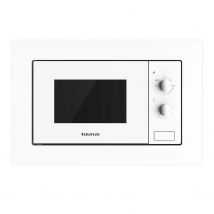Taurus - Microondas integrable MO20WHM. Color Blanco. Material producto Metal. Potencia 1.250 W. Longitud del cable 110 cm