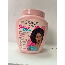 SKALA EXPERT Crema Acondicionadora/Mascarilla Divino Potão 2en1 | 1kg | Vegana | Para Cabello en Transición, Rizado, Afro | Acondicionador, Peinar, Co-Wash | Apto Método Curly