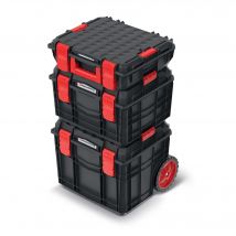 Kistenberg KXCS454080, Conjunto de caja de herramientas móvil C BLOCK PRO, Negro