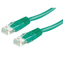 Value UTP Patch Cord Cat.6, Green 1 m Verde - Cable de Red (Green 1 m, Verde)
