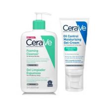 Pack Foaming cleanser + Oil control crema hidratante Cerave