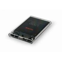 Gembird HDD/SSD Enclosure for 2.5'' SATA - USB 3.0, 9.5mm, Transparent Plastic