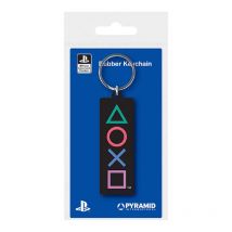 Pyramid International Playstation (shapes) Llaveros de Goma, Multicolor, Talla Única Unisex Adulto