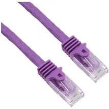 Cable de Red Gigabit Ethernet Startech.com 15m UTP Patch Cat6 Cat 6 RJ45 Snagless Sin Enganches - Púrpura - Morado