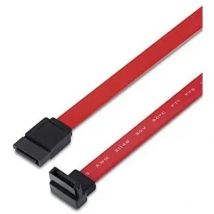 Aisens - cable sata iii datos 6g datos acodado, rojo, 0.5m