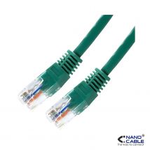 Nanocable - cable de red latiguillo utp cat.5e de 1m - color verde