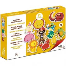 Cayro - Juego de Mesa Magnético para Niños Mayores de 3 Años - Figuras Magnéticas - Aprende Vocabulario - 35 Piezas