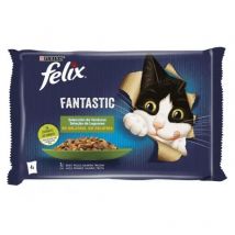 Felix Fantastic Selección De Verduras En Gelatina Para Gatos 4 X 85 Gr