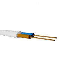 Manguera Eléctrica Blanca 2x0,75mm Plana 300/500V - OEM