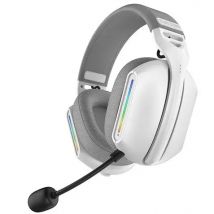 Auricular gaming Coolsound g11 bluetooth - iluminación rgb - color blanco