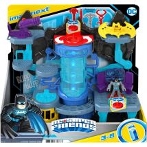 Imaginext DC Batcueva Bat Tech Casa de juguete con luces y sonidos para figuras, incluye 1 muñeco de
