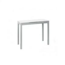 Momma Home Mesa de Cocina Extensible Novi Cristal Templado - 135x40cm