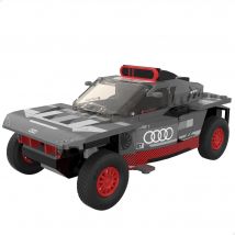 RASTAR - Coche para montar, Audi RS Q e-tron, 376 piezas, licencia oficial, escala 1:30, incluye pegatinas, Carlos Sainz, coches de juguete, juegos de construcción para niños, piezas de construcción
