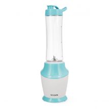 DCOOK GALLERY Batidora Portátil 300W-0,6L Blanco Mate Cuchilla de acero inoxidable en cruz