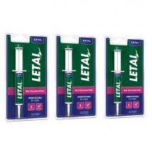 Zotal Laboratorios Pack de 3 Insecticida LETAL TRX ZOTAL en Cebo Contra Cucarachas, 30 Gr