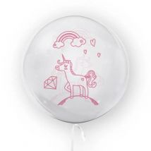 Tuban Globo Tematica Unicornio 45 Cm - Ideal para Decorar Fiestas