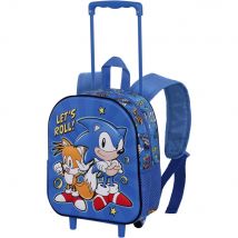 Mochila Trolley con ruedas Guardería Sonic Lets Roll 3D 76342