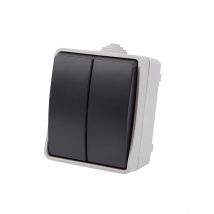 Perel Interruptor/Conmutador para Uso en Exteriores - Montaje en Pared - IP54