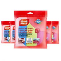 48 Bayetas de microfibra multiusos 38x28 cm de Mundo Floral