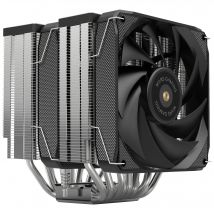 Mars Gaming  MCPU-XU9, Disipador CPU Doble Torre, TDP 400W, 2x Ventiladores de Aspas Híbridas y Rodamiento FDB de Cobre Hiperbalanceado, 9 Heatpipes Tecnología BPH ULTRA, Multisocket Universal, Cooler